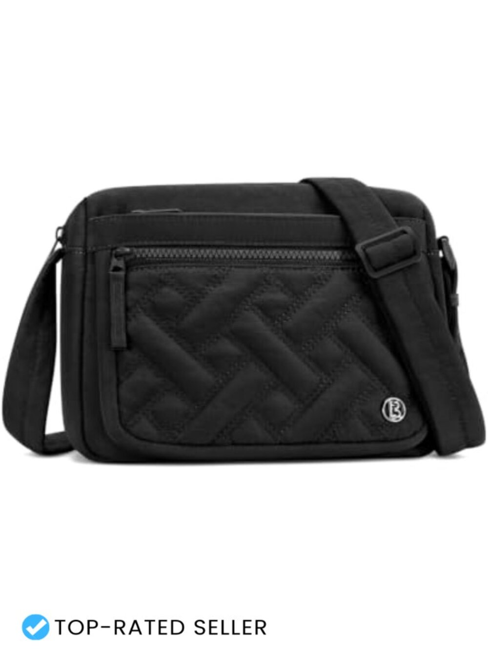 Quilted Nylon Crossbody Bag Small Puffer Purse